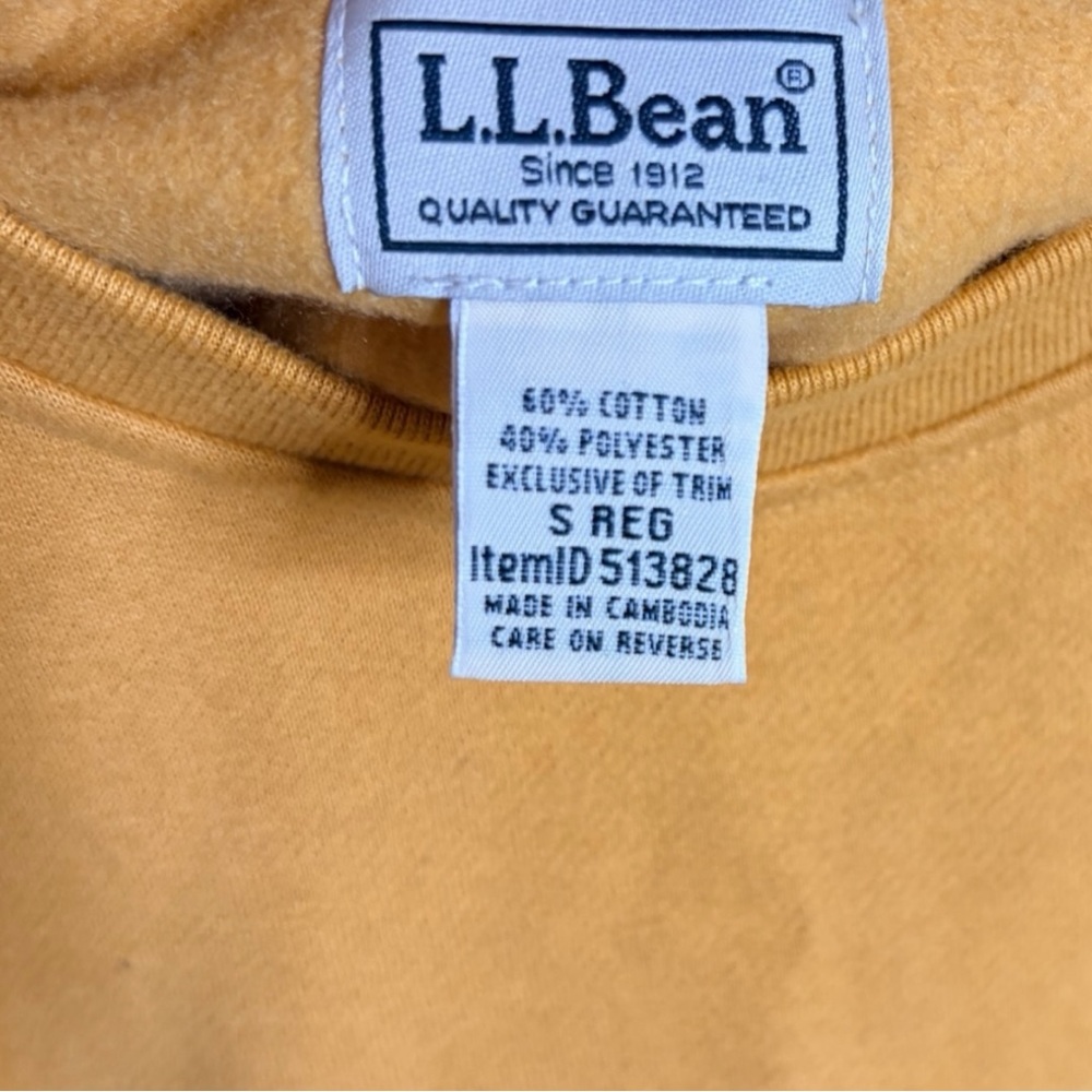 L.L. Bean Colorblock Sweatshirt - Yellow, Pink, Blue - Picture 3 of 6